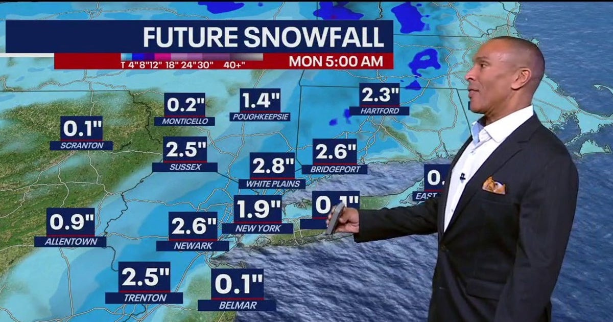 NYC weather: Weekend snowfall, up to 2 inches possible
