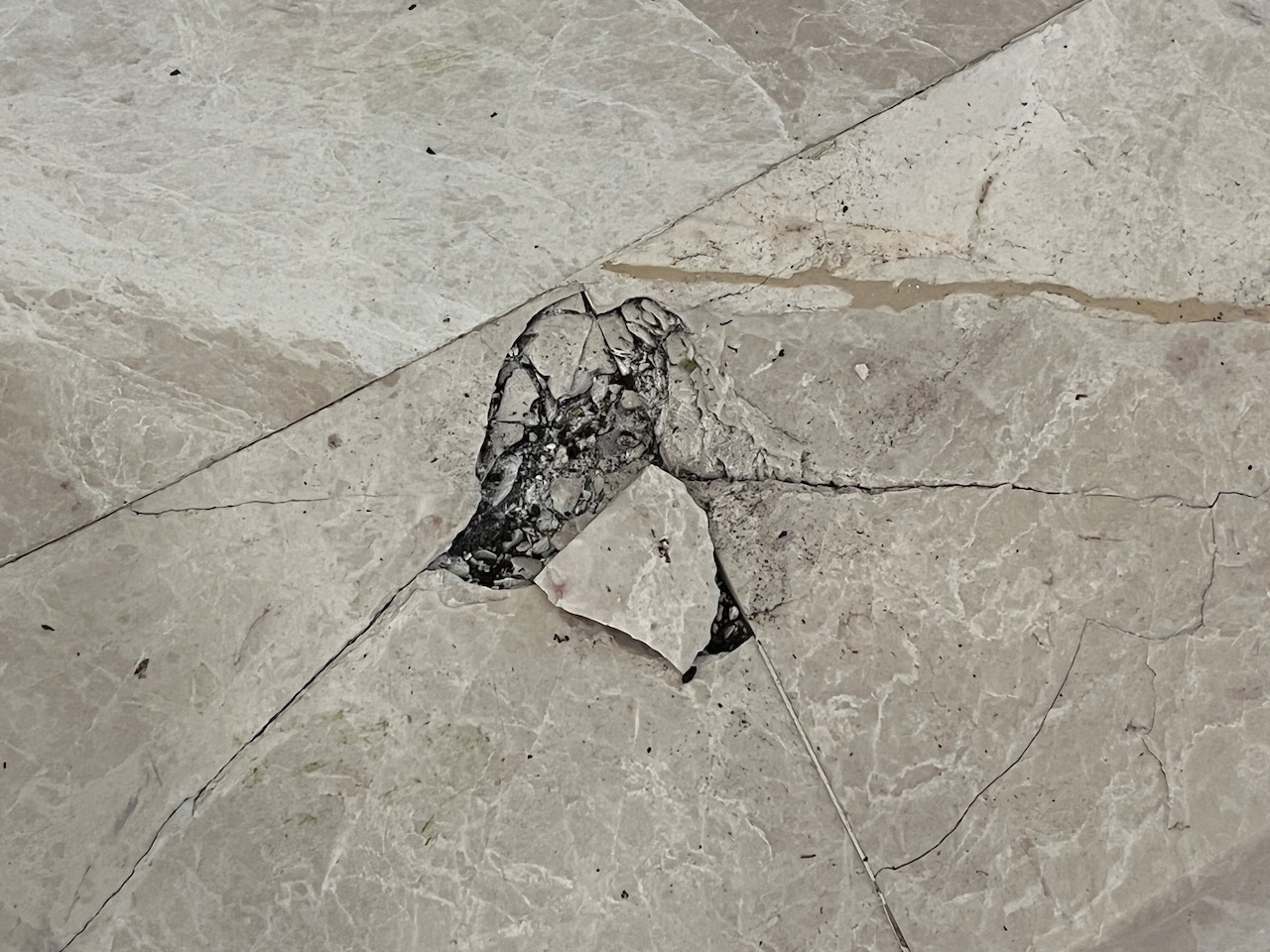 Vandalism at St. Ann's R.C. Church in Dongan Hills