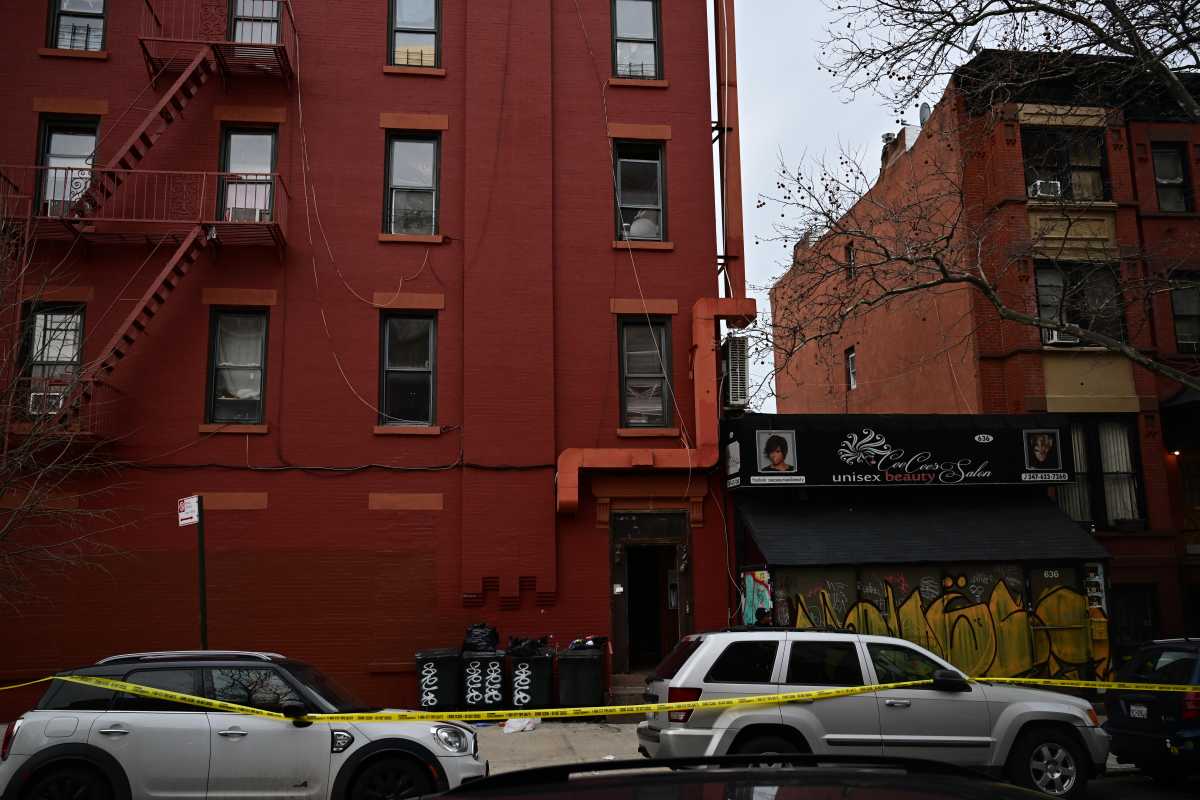 apartment building in Brooklyn where woman was stabbed to death