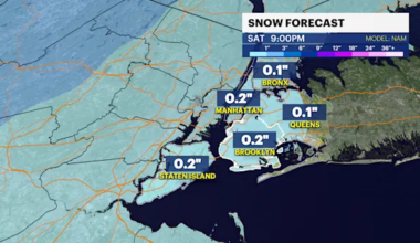 News 12 | Connecticut | STORM WATCH: Accumulating snow possible on Saturday for The Bronx