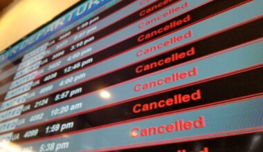 Flights cancelled, delayed at JFK, LaGuardia and Newark airports
