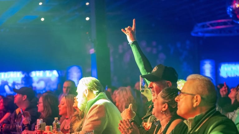 Concertgoers enjoying music at Mulcahy's.