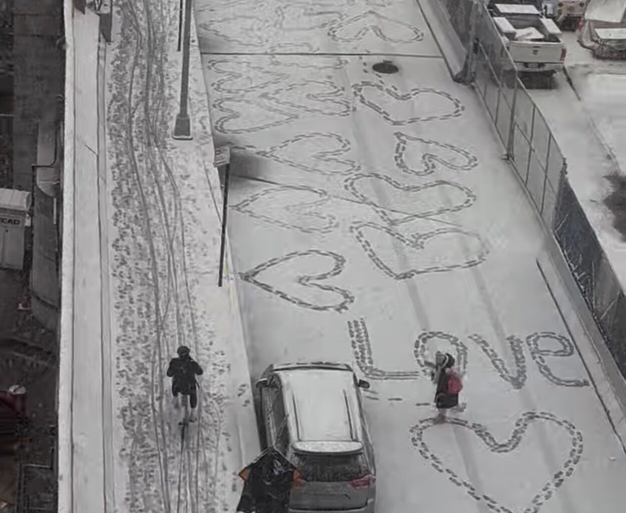 ❄️ Icy Sidewalks + ❤️ Snow Love