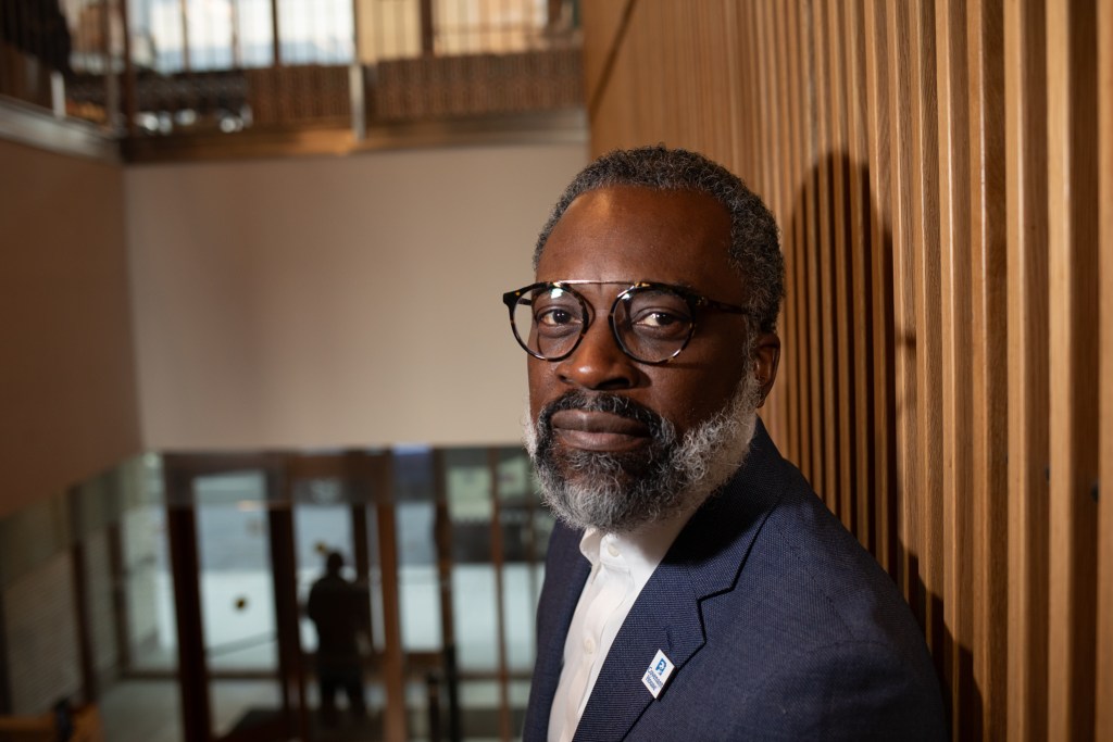 Covenant House Senior Vice President of Support Services Lyndell Pittman poses for a portrait