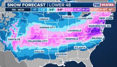 Why are NYC, NJ snowfall amounts still unclear ahead of weekend storm?