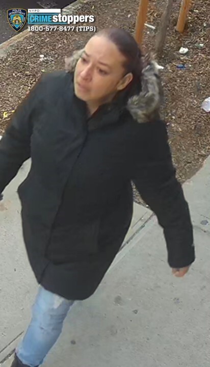 Cops are still looking for a woman who was recorded with Frankie Poventud at the scene. (NYPD)