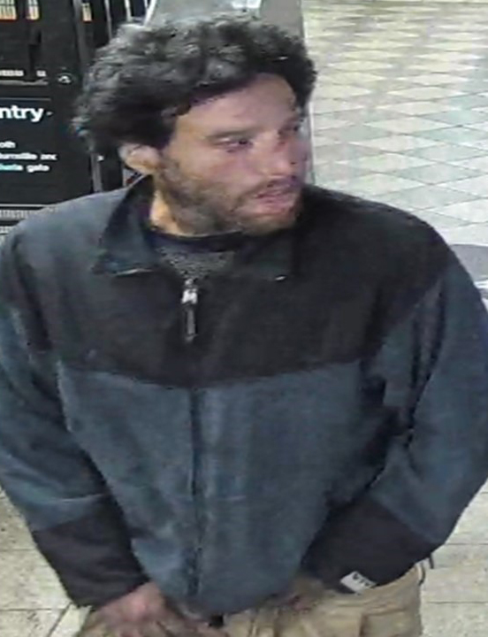Police were searching for this man after a 35-year-old straphanger fell onto the tracks after being pushed by a stranger in a Brooklyn subway station. (NYPD)