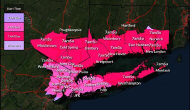 NYC winter storm: Here's what time snow could start Sunday; 15+ inches possible