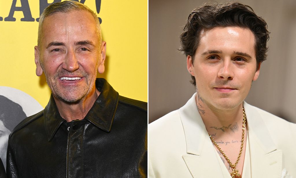 Split image of DJ Fat Tony and Brooklyn Beckham