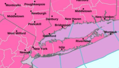Winter storm warning issued for NYC