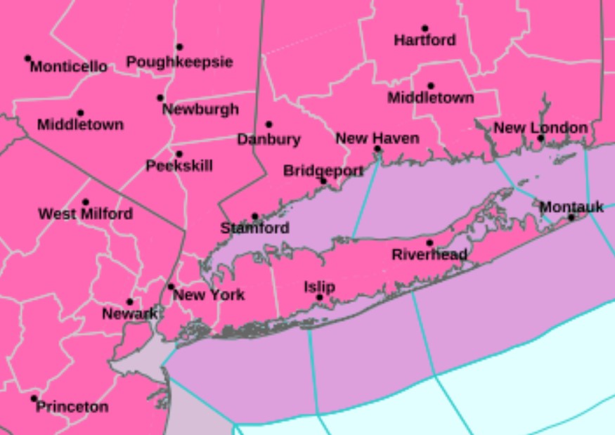 Winter storm warning issued for NYC