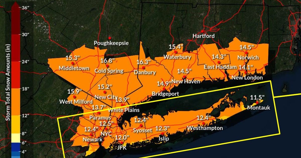 NYC could see over 1 foot of snow this weekend