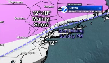 How much snow will fall? Here is our new snow totals map for Tri-State area