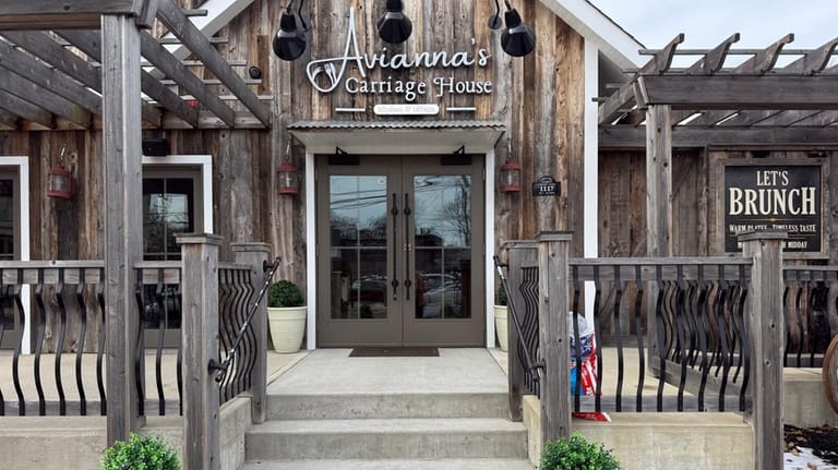 Avianna's Carriage House in Melville is along a historic trolley...