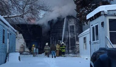 Crews battling fire at home in Keeseville, New York
