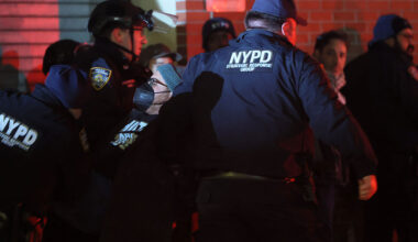 Anti-ICE protest in NYC: 66 people arrested at Hilton Hotel in Tribeca