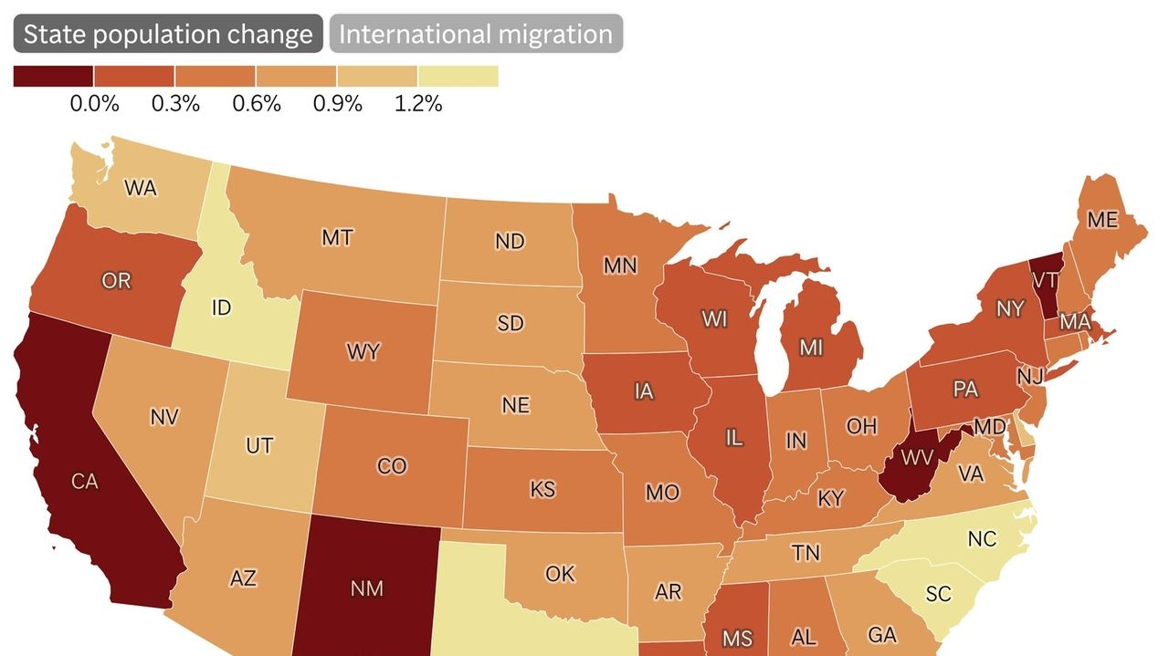 New York's population growth slows as deportation, new immigration policies take hold, census shows