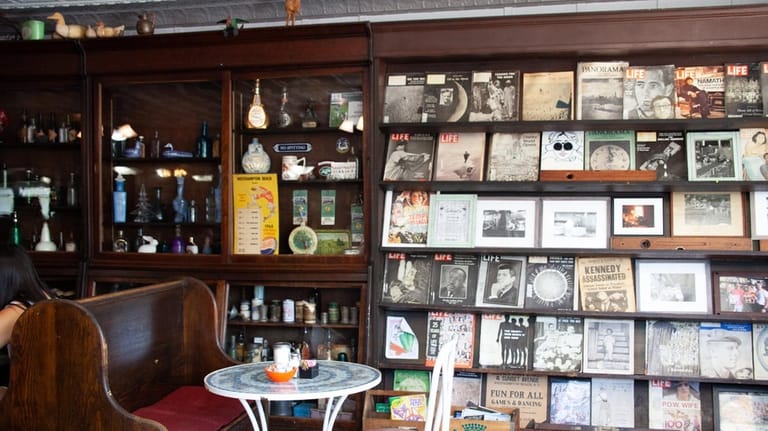 Inside Eckart's Luncheonette in Westhampton Beach.