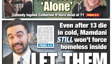 New York Post Cover for January 31, 2026