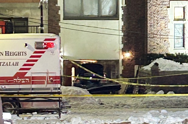 Dan Sohail allegedly slammed his car into the entrance of the Chabad World Headquarters in Brooklyn on Wednesday, Jan. 28, 2026. (Kerry Burke / New York Daily News)