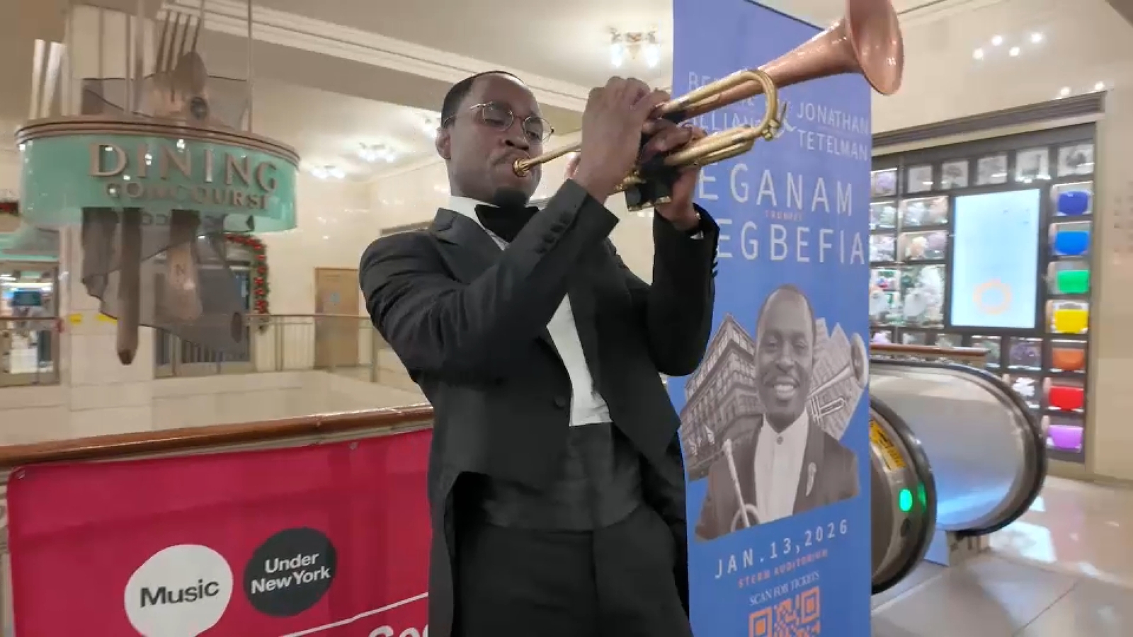 Eganam Segbefia's journey from subway performing to Carnegie Hall with Yankees legend Bernie Williams