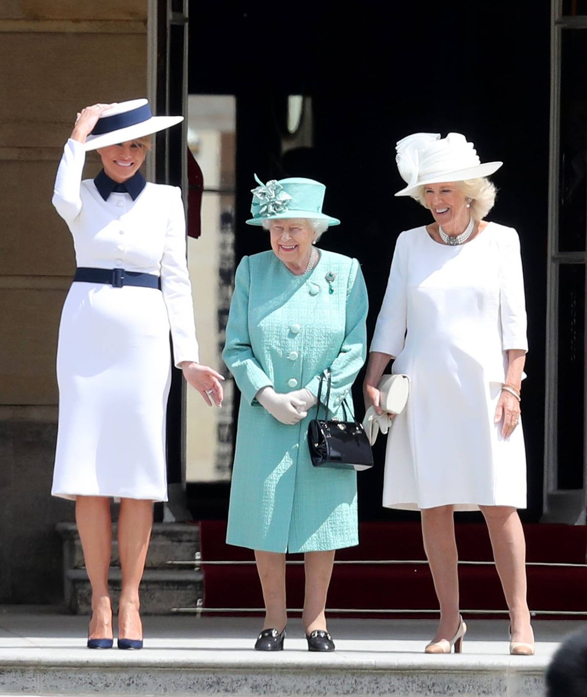 Melania Trump, the late Queen Elizabeth and Queen Camilla
