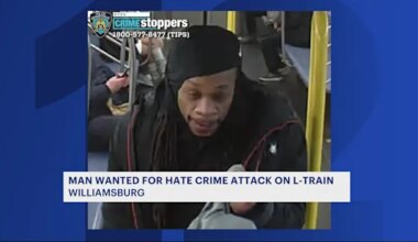 News 12 | Brooklyn | Man wanted for hate crime attack aboard L train at Lorimer Street station