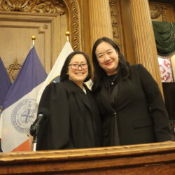 Hon. Lillian Wan, left, and Hon. Janice Chen. Photo by Mario Belluomo