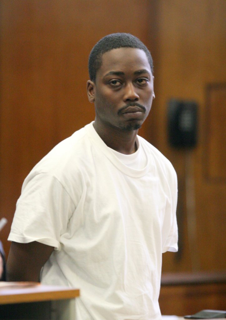 Cornell Neilly walking to a courtroom for his arraignment.