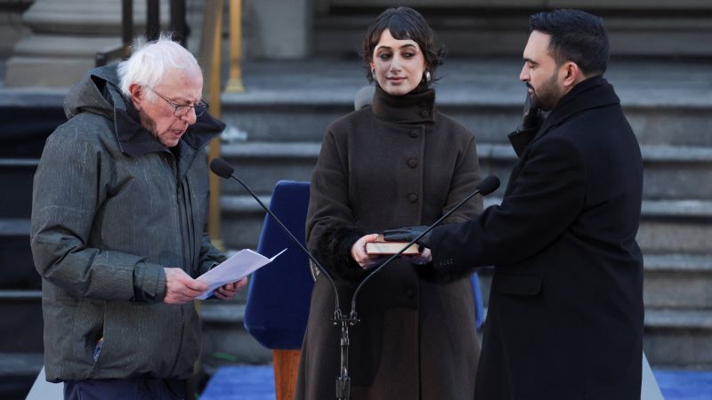 Zohran Mamdani is sworn in as mayor of New York City