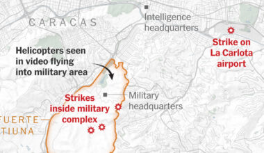 See How Maduro's Capture Unfolded After U.S. Strikes in Venezuela