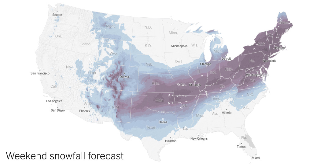The January 2026 U.S. Winter Storm, in Maps and Charts