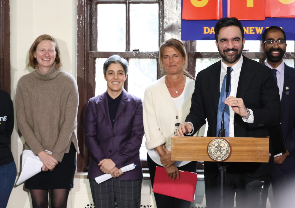 NYC Mayor Zohran Mamdani, along with Housing Czar Cea Weaver, and others held a press conference to announce a settlement with A&E Management resulting from building violations.