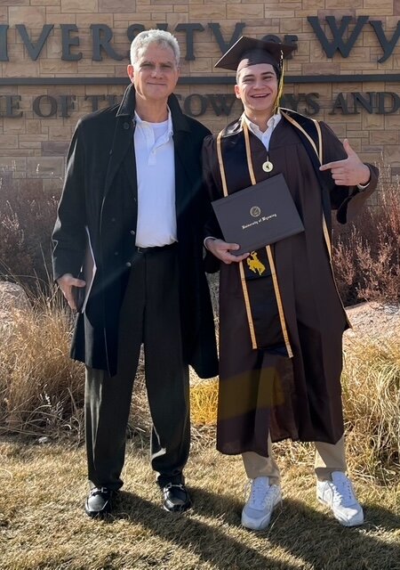 Eugene DiLorenzo graduated from University of Wyoming in December.