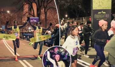 NYC’s fittest ran a 4-mile race at midnight on New Year’s