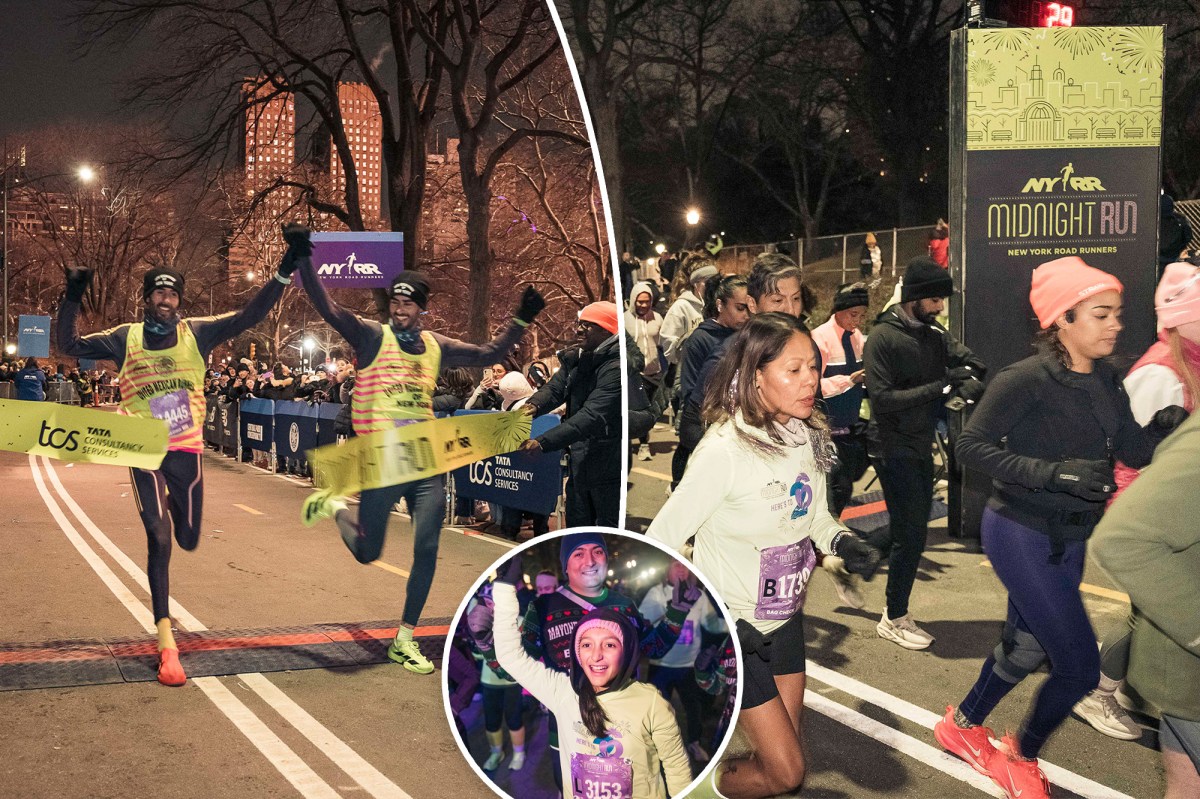 NYC’s fittest ran a 4-mile race at midnight on New Year’s