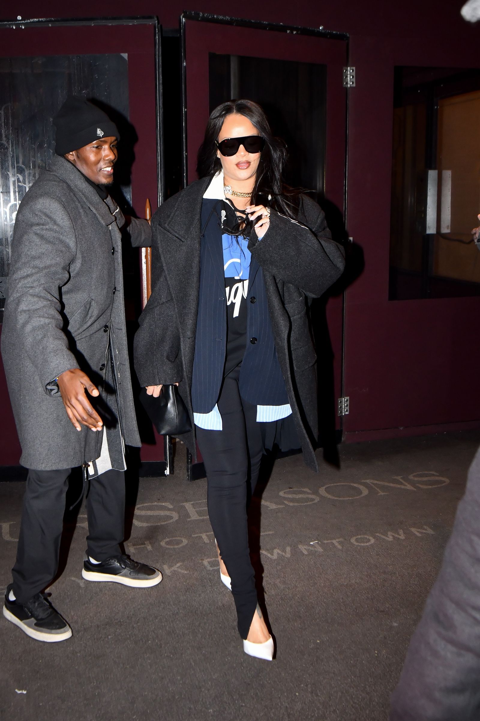 NEW YORK NY  JANUARY 16 Rihanna is seen out and about in Manhattan on January 16 2026 in New York City.