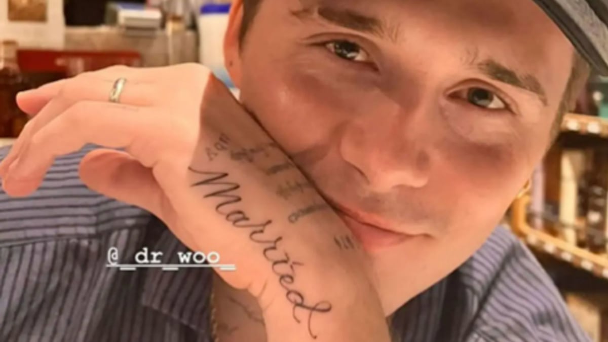 Brooklyn Beckham's extensive tattoo collection for wife Nicola Peltz as he covers up 'mama's boy' ink