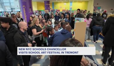 News 12 | Brooklyn | NYC Public Schools chancellor attends District 10 Arts Festival in Tremont
