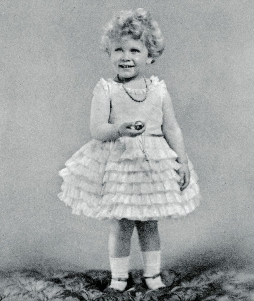 Queen Elizabeth aged two in 1928