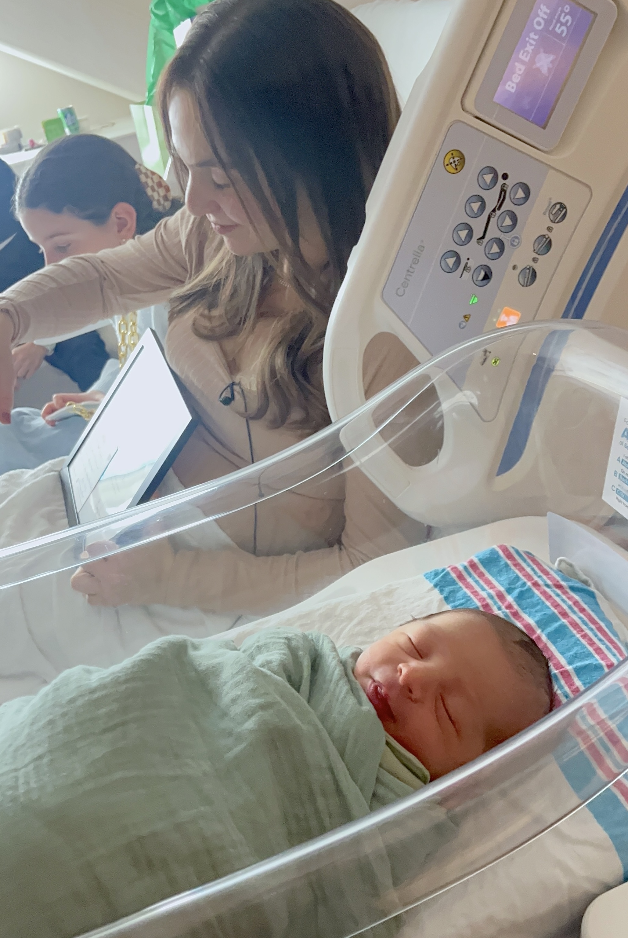 Baby Boy Green was born on Thursday, Jan. 1, at 3:50 a.m. at Northwell Staten Island University Hospital, Ocean Breeze. The Staten Island Ferry Hawks general manager and front office staff visited them today to declare them Ferry Hawks family of the year. The couple is originally from Australia and currently lives in Brooklyn. The grandparents and the baby's uncle have come from Australia, and are grateful to be here celebrating the birth of their grandchild after surviving the Bondi Beach shooting. (Advance/SILive.com | Jan Somma-Hammel)