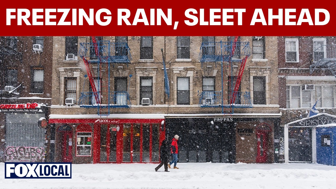 Snow, freezing rain and sleet ahead during ongoing winter storm