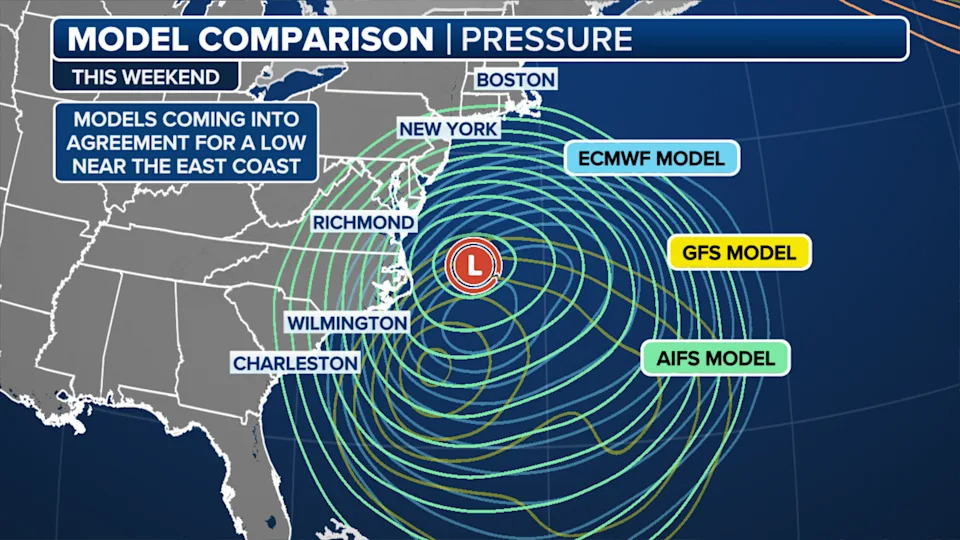 <div>Potential nor'easter brewing. <strong>(FOX Weather)</strong></div>