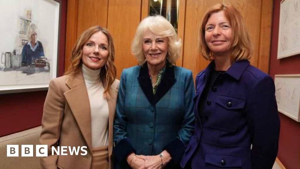 Queen and Spice Girl visit 'comforting' Cheltenham cancer centre