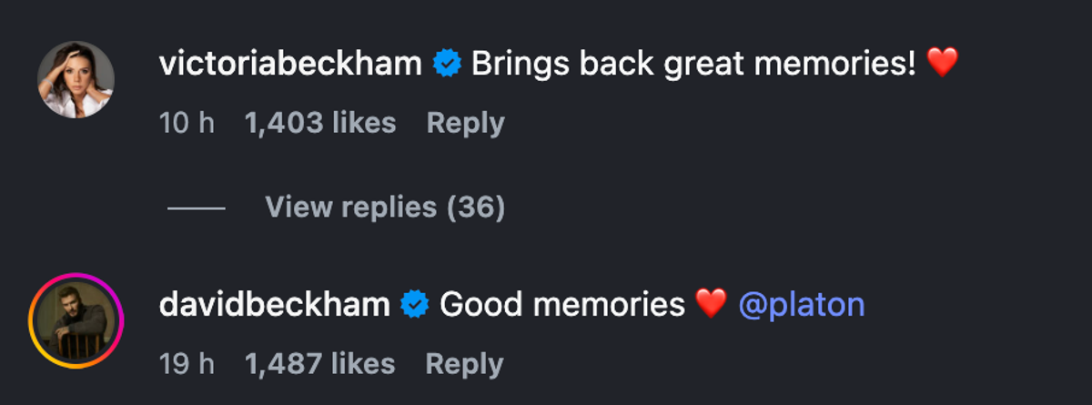 David and Victoria Beckham reflected on ‘great memories’ with their children days after family feud erupts (Instagram)