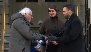 Sanders praises Mamdani at New York City mayoral inauguration
