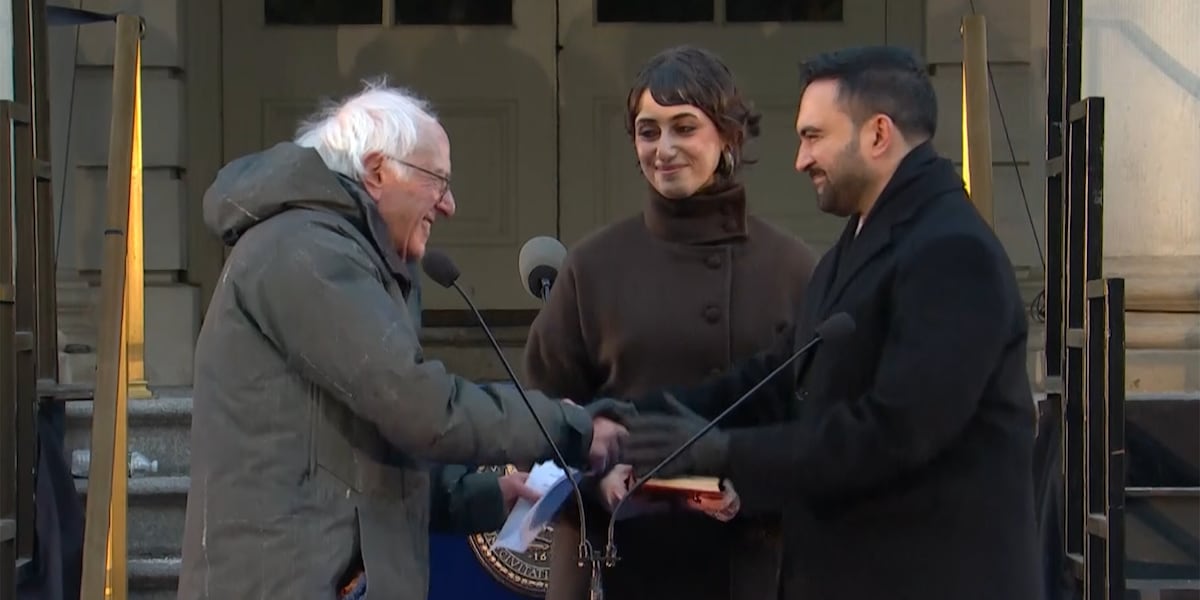 Sanders praises Mamdani at New York City mayoral inauguration