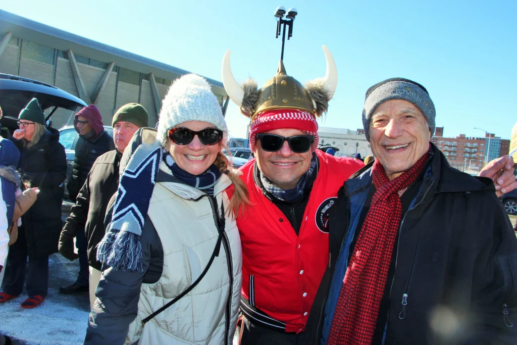 From left: Christina Pesce, Arthur Aidala, Esq., and Hon. Michael Pesce. Brooklyn Eagle photo by Mario Belluomo