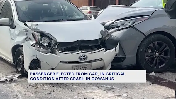 News 12 | Brooklyn | Man critically injured in multi-vehicle crash in Gowanus
