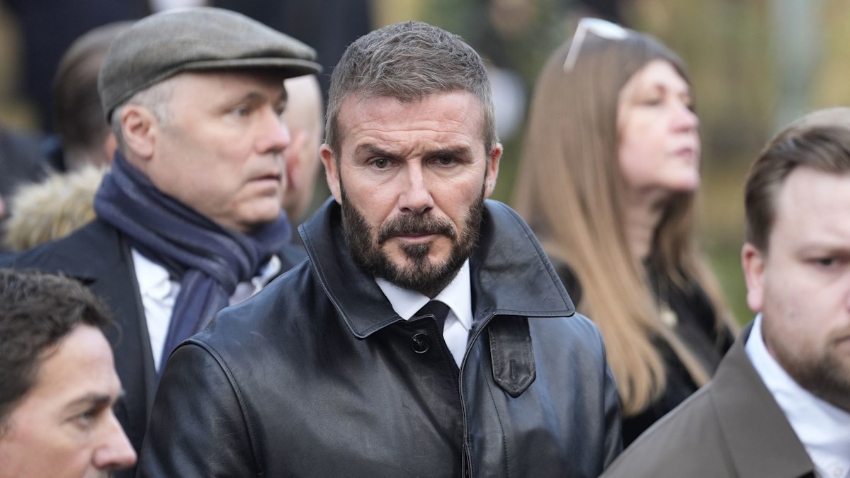 David Beckham pictured for the first time since son Brooklyn's explosive statement